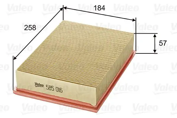 Valeo 585016 Hava Filtresi Ford Escort VII 1 6 16v