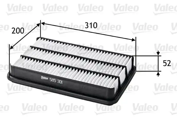 VALEO 585301 | Hava Filtresi (Opel Frontera B 2.2 Dtı Isuzu Troper)