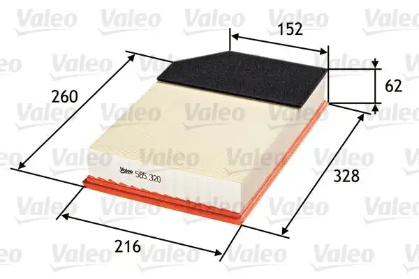 Valeo 585320 Hava Filtresi Volvo Xc90 03 06