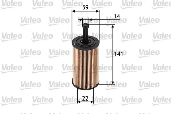 VALEO 586509 | Yağ Filtresi (Peugeot 206 1.4I / 1.1I)