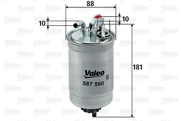 Valeo 587560 Yakıt Filtresi Mazot Audi A2 1 2tdi 1 4tdi 01 05