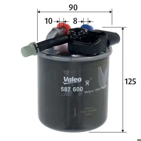 VALEO 587600 | Yakıt Filtresi W 212-221-222-166-204 M651 08-16