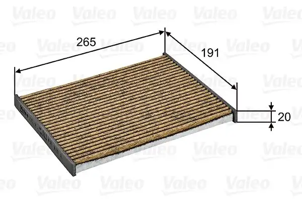 Valeo 701028 Kabin Filtre Karbonlu Nissan Qashqai 07 13 X-Trail 08 13