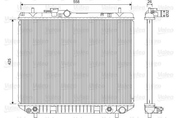 VALEO 701593 | Motor Su Radyatörü Daihatsu Terios 1.3 94-05 Otomatık425×559X16