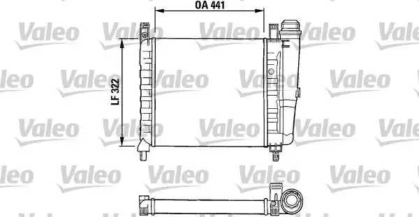 Valeo 730990 Radyatör Fiat Uno Cs 1 1 Ac 87