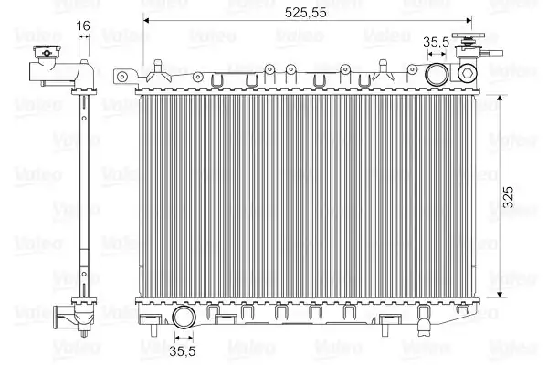 Valeo 732405 Radyatör Nissan Almera 1 4 İ 16v 95 00
