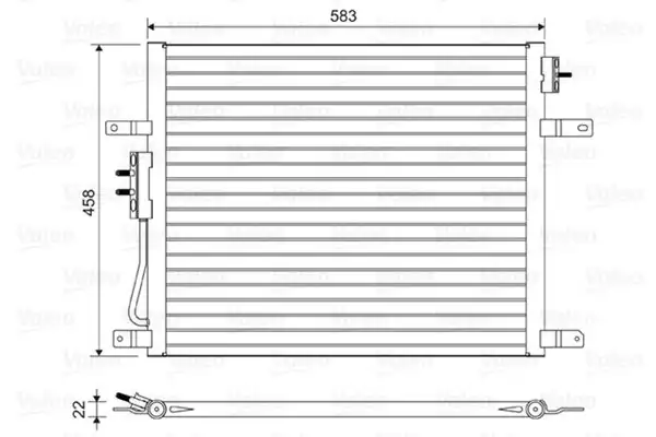 VALEO 814443 | Kondenser Jeep Grand Cherokee