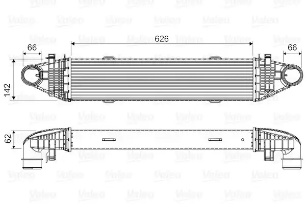 Valeo 818617 Mercedes W204 S204 C180 Komp. C200 CDI C250 C320 C350 İnterkol Radyatörü 07 14