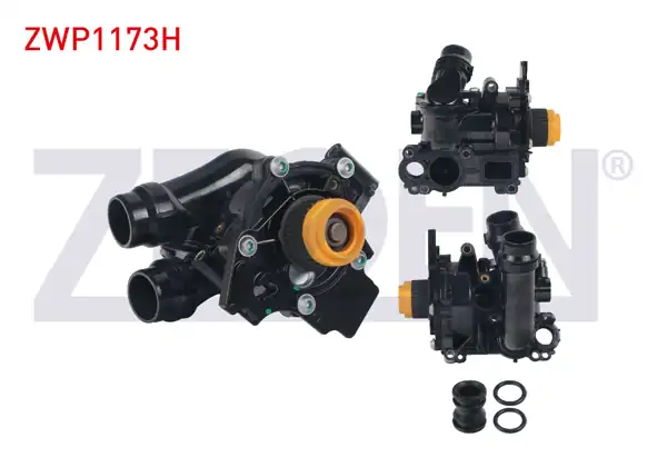 ZEGEN ZWP1173H | Devirdaim Govdelı Termostatlı Volkswagen Golf VI (5K1) 2.0 TSI 2008-2013 / Passat (3C2) 1.8 TSI 2005-2008 / A4 (8K2,B8) 2.0 TFSI 2007-2015 / Q5 (8R) 2.0 TFSI 2008-/ Golf VI (5K1) 1.8 TSI 2008-2013