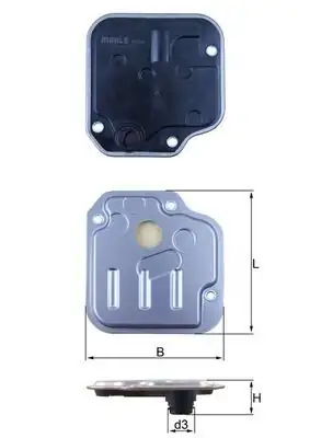MAHLE HX244 | Hidrolik Şansıman Filtresi Hyundai Accent 1.5 CRDI Gls 05-10 (Otomobil)