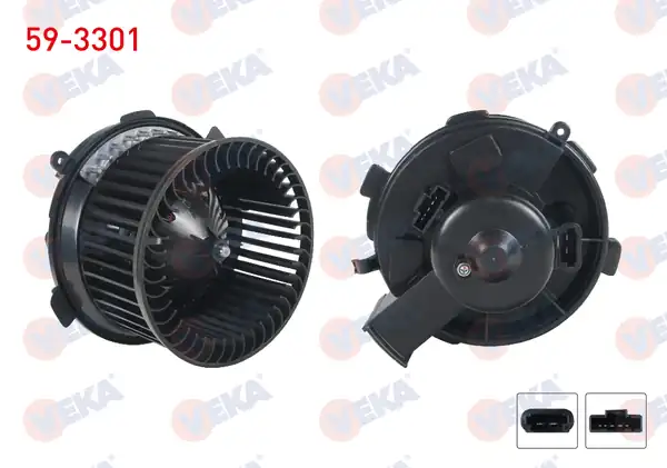 VEKA 59-3301 | Kalorifer Motoru Otomatik Klima Citroen Xsara Picasso 1999 Peugeot 206 1998 2006 206 2009 307 2000 2007