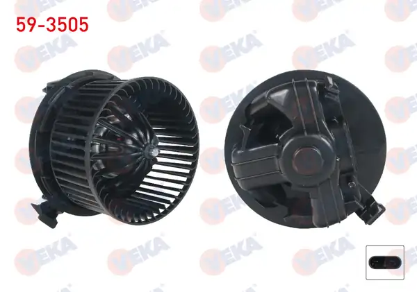 VEKA 59-3505 | Kalorifer Motoru Renault Clio III 2005 2012
