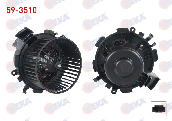 VEKA 59-3510 | Kalorifer Motoru Renault Master II 1998 2010 Opel Movano A 2001 2010
