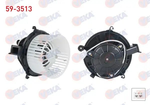 VEKA 59-3513 | Kalorifer Motoru Opel Astra J 2009 2016 Zafira C 2014 Cascada 2013