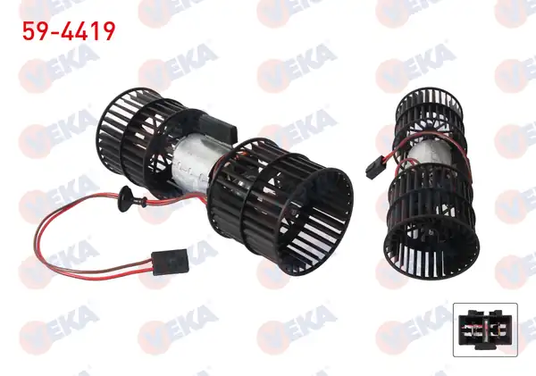 VEKA 59-4419 | Kalorifer Motoru Volkswagen Caddy II 9u7 1995 2004 Skoda Felicia 6u1 1994 2002