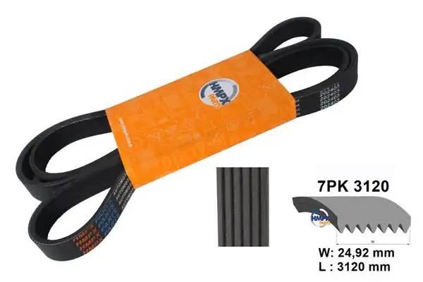 HMPX PARTS 7PK-3120 | Vantilatör Kayışı Ac Transit 12 2 2 TDCI 155ps Rwd