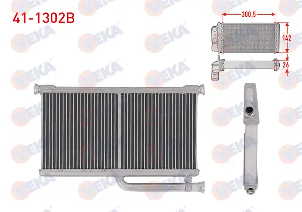VEKA 41-1302B | Kalorifer Radyatörü Brazing Audi A6 C6 4f2 2004 2011