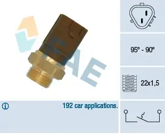 FAE 36720 | Fan Müşürü 90 95 Vag A3 Bora Go4 Polo 96