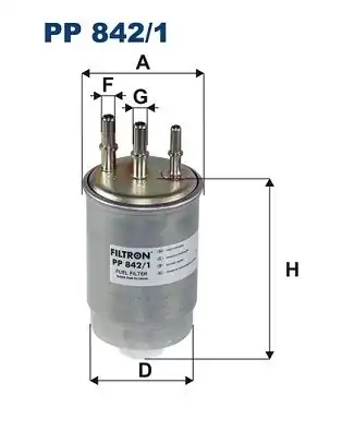 FILTRON PP842/1 | Yakıt Filtresi Ssangyong Actyon Kyron Rexton Rodıus 05 -