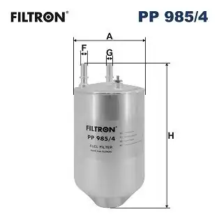 FILTRON PP985-4 | Yakıt Filtresi VW Crafter Man Tge 17 2 0 TDI