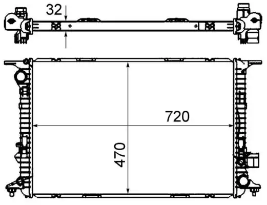 MAHLE CR1022000S | Su Radyatörü Vag A8 12-19
