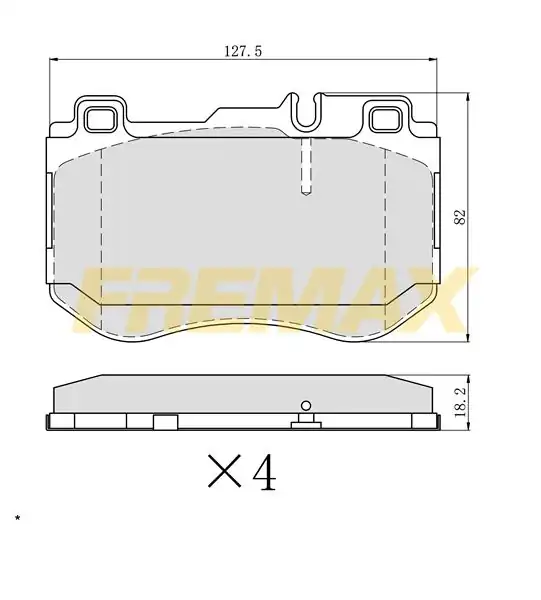 Fremax Fbp 0023 Ön Fren Balatası W205 2013 23