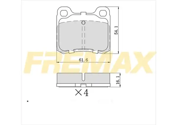 Fremax Fbp 0425 01 Arka Fren Balatası W124