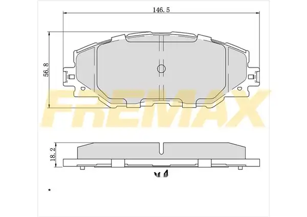 Fremax Fbp 1568 Ön Fren Balatası Corbon Formül Toyota Rav4 2006 2012 Toyota Auris 1 33 1 4 1 6 2006 Hybrid