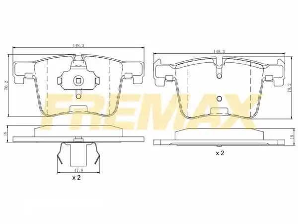 Fremax Fbp 1857 Ön Fren Balatası Corbon Formül Bmw F20 F21 F22 F23 F30 F31 F34 F35 4f32 F33 F36 X3 F25 X4 F26 2010 2018