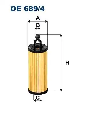 FILTRON OE6894 | Yağ Filtresi Chrysler 300c Grand Voyager Dodge Avenger Fiat Freemont Jeep Grand Ch. 12 Adet