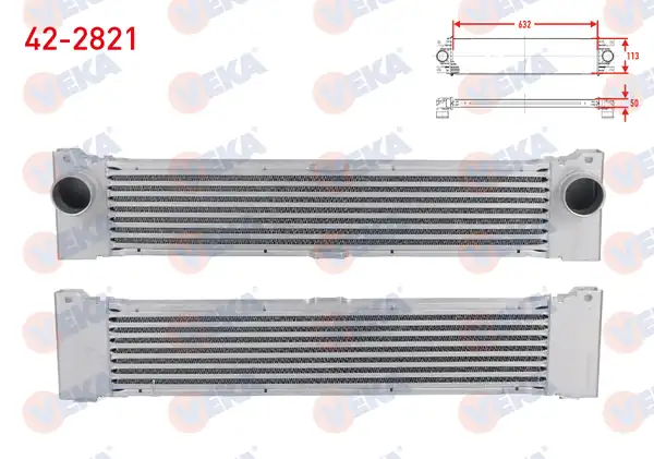 VEKA 42-2821 | Turbo Radyatörü İntercooler Mercedes Viano 2 0 CDI M T 2003 2014 Vito 109 CDI 111 CDI M T 2003 2014