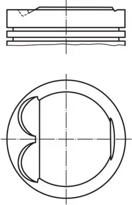 MAHLE 0830402 | Motor Piston Segman 0 50 Bmw M52 B20 320i E36 94 80