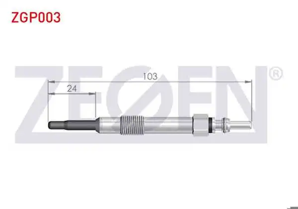 ZEGEN ZGP003 | Kızdırma Buji 11V Alfa Romeo 145 | 10 Adet