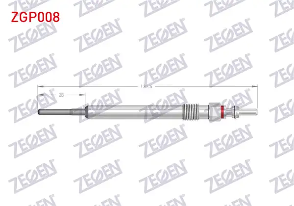 ZEGEN ZGP008 | Kızdırma Buji 4 4v Audi Volkswagen Passat 10 Adet