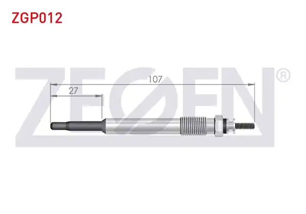 ZEGEN ZGP012 | Kızdırma Buji 11v Citroen Berlingo 10 Adet