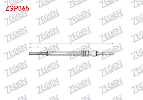 ZEGEN ZGP065 | Kızdırma Buji 7v Bmw E60 E90 F10 F20 F30 F32 F34 F36 F01 G11 E84 F25 F26 E70 E71 F15 N47 N47n N57 B57 10 Adet