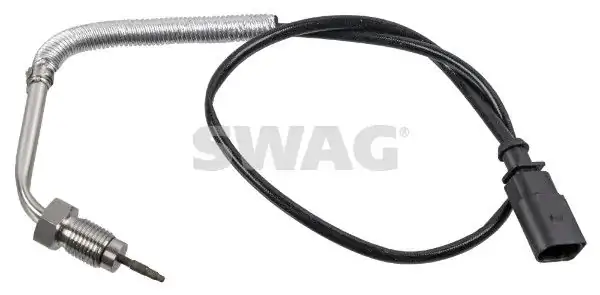 SWAG 33112754 | Egzoz Gazı Sıcaklık Sensörü Siyah Passat Golf VII Caddy CC Jetta Polo Touran Leon T-Roc Toledo Leon