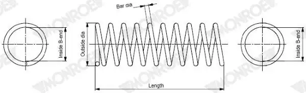 Monroe Sp3967 Helezon Yayı Ford Kuga İ 08 12