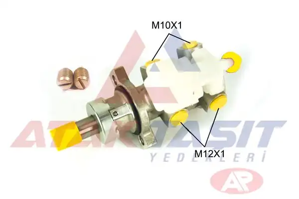 AP 212802 | Fren Ana Merkezi Alüminyum 23 81 mm ABS li Espsız Ford Focus İ 1 4i 16v 1 6i 16v 1 8 TDCI 1 8i 16v 2 0i 16v 1998 2004