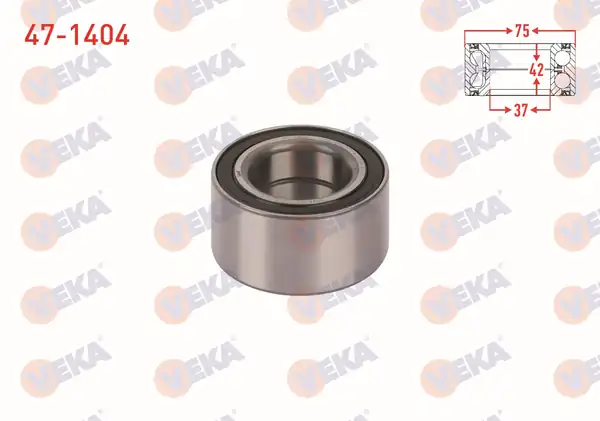 VEKA 47-1404 | Arka Tekerlek Rulmanı Sol Sağ 42x75x37 Bmw 3 Serisi