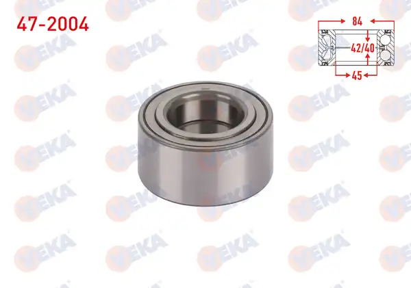 VEKA 47-2004 | Ön Tekerlek Rulmanı Sol Sağ 45x84x42 40 Honda Accord VI 1 6i 1 8i 2 0i 1997 2003 Cr V İ 2 0i 16v 1995 2002 Cr V II 2 0i 2002 2006