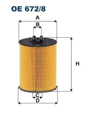 FILTRON OE6728 | Yağ Filtresi BMW 5 (E60) 540 İ 05-07 | 12 Adet