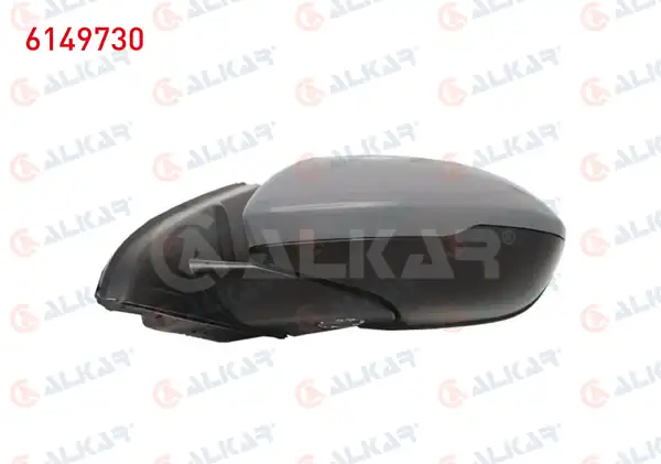 ALKAR 6149730 | Dış Dikiz Aynası Sol Elektrikli Asferık Isıtmalı Astarlı Otomatik
