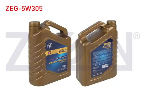 ZEGEN Zeg 5w305 Motor Yağı 5w30 Tam Sentetik 5 LT Api Sn Cf 4 Adet