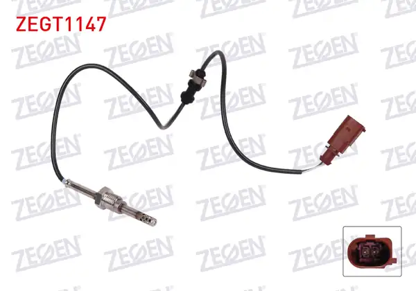 ZEGEN ZEGT1147 | Egzoz Sıcaklık Sensörü Egt Volkswagen Passat B6 2 0 TDI 4motion 2009 2010 Passat B6 2 0 TDI 2013 2016