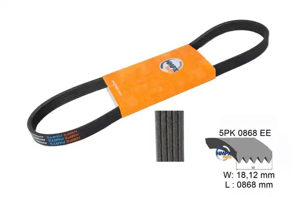HMPX PARTS 5PK-0868 | Ee Vantilatör Kayışı Benzinli Ac Focus 04 1 6 Duratec