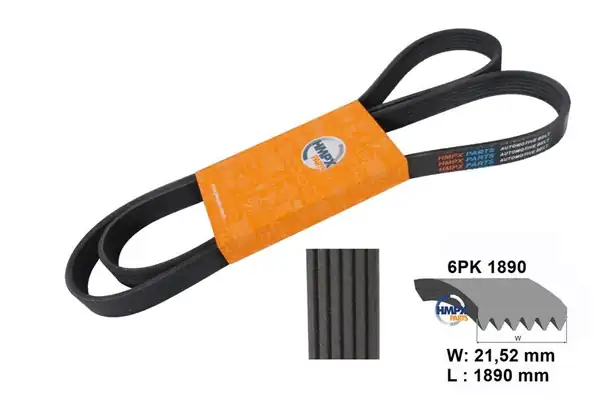 HMPX PARTS 6PK-1890 | Vantilatör Kayışı Ac Focus 98 02 Fiesta 99 00 1 25 1 4 1 6