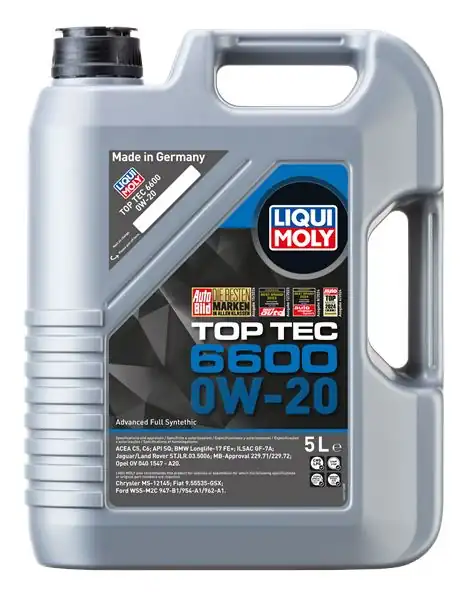 LIQUI MOLY 21411 | Motor Yağı Top Tec 6600 0w 20 5 L Acea C5 C6 Api Sp İlsac 4 Adet