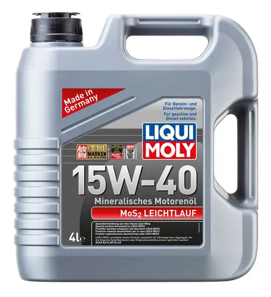 LIQUI MOLY 2631 | Mos2leichtlauf Motor Yağı 15w 40 4l Koli 4 Adet 4 Adet