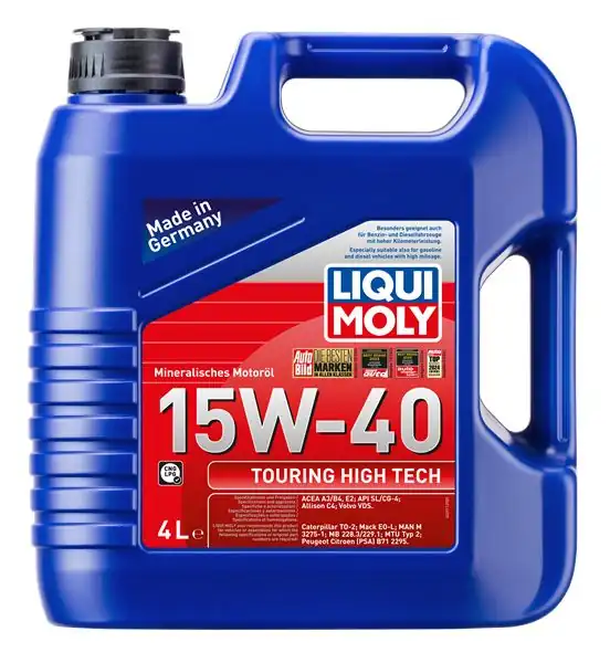 LIQUI MOLY 2911 | Touring Yüksek Teknoloji Motor Yağı 15w 40 4l Koli 4 Adet 4 Adet